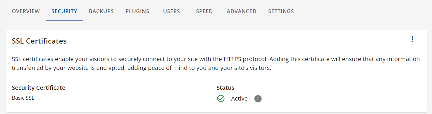 Turn on SSL for your website in the Bluehost control panel.
