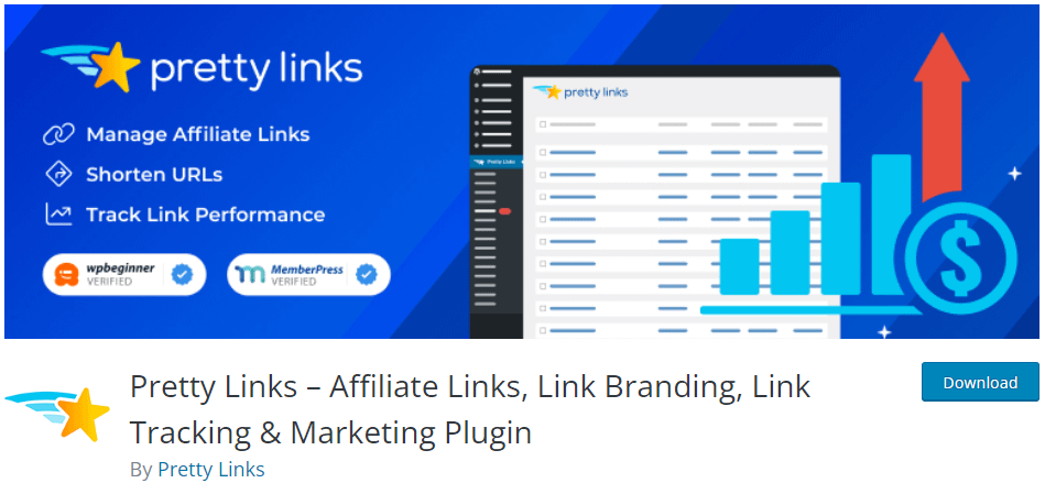 Pretty Links is one example of a WordPress plugin that simplifies the affiliate link-tracking process.