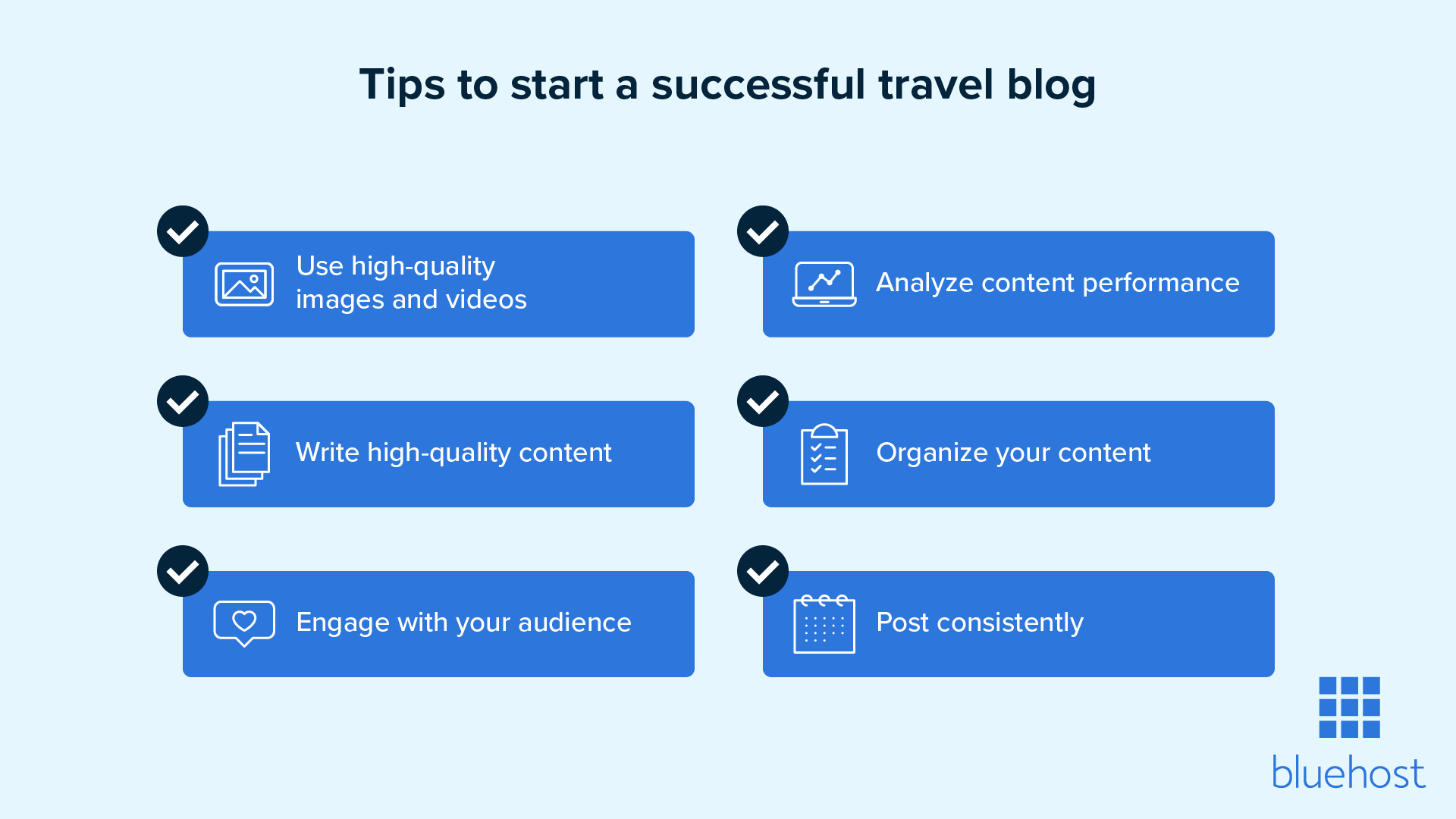 Make your travel blog successful following these best practices.